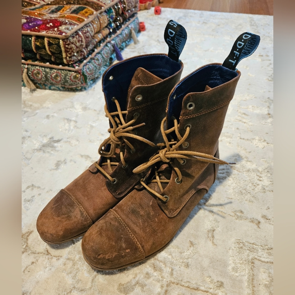 John Fluevog Mens Radio BBC Classic Lace-up Boots